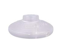 Foot Press Switch, 2A Round Floor Switch for Standing and Floor Lamp (Transparent)