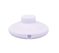 Foot Press Switch, 2A Round Floor Switch for Standing and Floor Lamp (White)