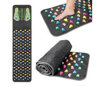 Foot Pressure Point Mat, Foot Matt Pressure Points, 2 in 1 FootMassager Pad, Dismountable Acupressure Mats, Acupressure Tool for Relaxation(68.9×13.8in)