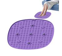 Foot Pressure Point Mat,Foot Stimulator Mat - Extra Large Petal Texture Anti-Fatigue Feet Pad Anti-Slip for Elderly Care Leg Home