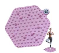 Foot Pressure Point Pads, Foot Pressure Point Mat, Walking Toe Plate Foot Fatigue Mat, Foot Relaxation Device, Multifunctional for Running-in-Place Training
