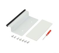 Foot Pull for Trash Cabinet Drawer, Touchless Hands- Under Cabinet Can Opener with for Slim 0.78" Design, Iron Build for Durability,(White)