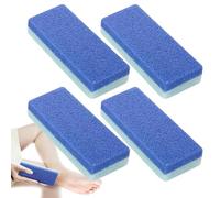 Foot Pumice Stone - 4 Pedicure Sponges | Callus Remover and Hard Skin Tool | Accessories for Smooth or Soft Heels Home Shower Travel