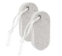 Foot Pumice Stone, Removes Dead Skin, Pack of 2 Natural Pumice Stone, Stable Care Stone for Adults, Women, Men, Hands, Feet, Elbow, Body