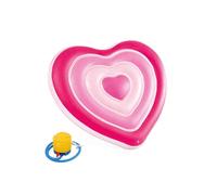 (foot pump 168 142CM) Inflatable Floating Row Love Seat Queen Floating Bed Inflatable Lounge Chair Swimming Floating Mat Inflatable Mattress Water