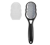 Foot Rasp Hard Skin Remover, Dead Skin Remover for Feet with Dander Container, Premium Stainless Steel Feet Care Callus Shaver for Dry Wet Foot Heel Callus, Dead, Cracked Skin