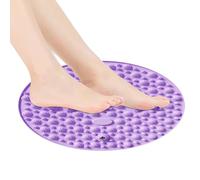 Foot Reflexology Mat - Foot Massage Mat, Portable Foot Stimulator, TPE Pressure Point Massage Tool Foot Pressure Point Pillow, Waterproof Practical Foot Massagers for Home Business Travel