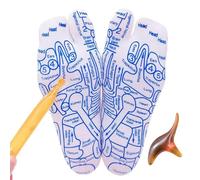 Foot Reflexology Socks, Foot Massage Socks for Relief, Reflexology with Massage Tools for Improve Health