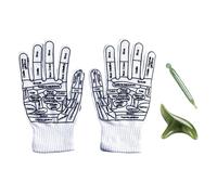 Foot Reflexology Socks Set - aacupoint Massage Socks with Foot and Hand Massager Tools | Comfortable Reflexology Diagram Footwear for Tired Feet Relief, Stress ttherapy for Men Women Seniors Spa Use