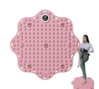 Foot Relaxation Mat, Foot Reflexology Cushion | Anti-Fatigue Smart Counting Stone Point Mat,Portable TPE Massage Tool for Walking Built-in with 5A