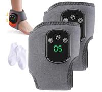 Foot Renew Massager Triple Method Naxir,Rejuvacare Electric Revive 3 in 1 Foot Massager Tool,SolEVA Portable Rechargeable Plantar Ankle Vibratorsmassager,3 Vibration Mode 5 Heat Leavel(2pcs)