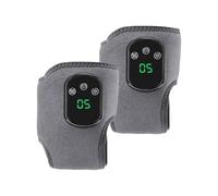 Foot Renew Triple Method Massager, Portable Foot Massager with 3 Vibration Modes & 5 Heat Levels, Wireless & Portable Heated Ankle Wrap(2PCS)