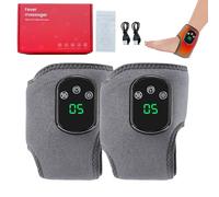 Foot Renew Triple Method Massager,Portable Foot Renew for Feet Customizable Massage,3-in-1 Therapy with Vibration,Wireless Portable Foot Massagers for Home/Office/Travel (2PCS)