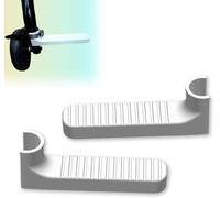 Foot Rest Attachment 2 Pack - Compatible with Drive Medical Walker, Easy-to-Install Support Platform for Lifting and Relaxing Your Leg (White)