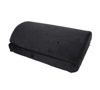 Foot Rest Black Ergonomic Height Adjustable Half Cylinder High Rebound Memory Foam Footstool for Office, Under Desk Footrest with Customizable Elevation