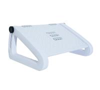 Foot Rest - Ergonomic Saddles, Adjustable Massage Roller | Comfortable Desk Foot Meeting for Office Chair, Home Under Stand with Six Height Settings and Discharge