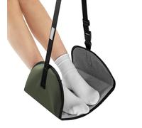 Foot Rest - Foots Hammock | Plane Foot Rest | Long Ride with Adjustable Length | Under Desk Foot Support Swing Relaxing Leg Support Must for Home Offices Train Work Lunch