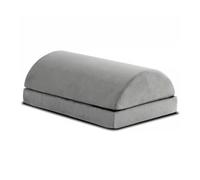 Foot Rest for Under Desk at Work, 2 Height Adjustable Foot Stool, Ergonomic Memory Foam Footrest for Office or Home, Back & Leg Pain Relief (Color : Gris, Size : 43 * 30 * 15cm)