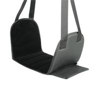 Foot Rest Hammock Removable Cushion Antitip Design Breathable Fabric Adjustable Strap for Plane Car Home Use Ergonomic Foot Rest