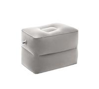 Foot Rest Pillow Inflatable Enhances Comfort with Soft Flockeds Surfaces On Long Trip Travel
