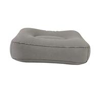 Foot Rest Pillow PVC Inflatable Foot Rest Mat for Home Airplane Camping Mat Gray 42x32x20cm