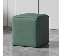 Foot Rest Stool Stackable Stools with Swivel Casters - Versatile 5-in-1 Cube Nesting Sofa Chair, Ideal for Living/Dining Room - Technology Cloth Square Foot Stool