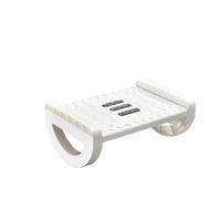 Foot Rest Under Desk Office Footrest Footstool Workstation Anti-Warping Legs Foot Massage Artifact Under Table Space Saving Furniture(White)