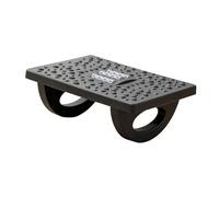 Foot Rest Under Desk Under Desk Footrest Foot Stool Portable Feet Stand Support for Gaming Work Office(Black)