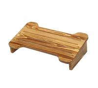 Foot Rest Under Desk, Wooden Foot Stool, Slanted Nonslip Wood Foot Stool, Portable Leg Support Stool, for Office Home Kitchen Bedroom Office Use (Color : Anthracite, Size : 39 * 28 * 13cm)