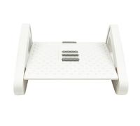 Foot Rest with Massage Surface Foot Stool Under Desk Foot Rest,with 6 Levels Adjustable Height,for Posture Support, Leg Rest for Computer Work Gaming Comfort,42x31x19cm