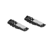 Foot Rests 8MM Hole 2pcs Motorcycle Rear Passenger Foot Pegs Pedals Footrest Scooter Foot-Peg Motorbike Pedal Modification Aluminum