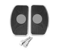 Foot Rests Black Motorcycle Adjustable Rear Passenger Front Footrest Rider Foot Rest Pegs Floorboards Universal