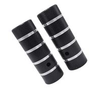 Foot Rests for Riding Replacement Use, Aluminum Alloy Knurled Pair, 110 X 38 Mm, 3 / 8 X 26T Thread Guide Use Bike Foot Pegs BMX Pegs Cycling Riding Rests Bike Repair Threaded Knurled Grip Alloy