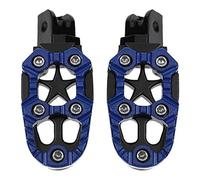 Foot Rests Motocross Motorbike Footrests Foot Peg Pedals 2Pcs Universal Motorcycle Modified Pedal Metal Aluminum Foot Rest Pedals (Color : BLUE)