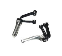 Foot Rests Universal Motorcycle Refit Rear Passenger Foot Peg Pedal Pad Bracket Side Stand Parts Pegs Pedals