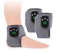 Foot Revive Massager for Neuropathy 5 Heat Levels,3 Vibration Modes Auto Shut Off Cordless Ankle Massager with Heat, for Achilles Tendinitis and Plantar Fasciitis