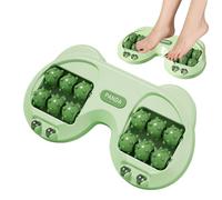 Foot Roller Massager 30 x 17 x 15 cm Manual Double Foot Massager Ergonomic Relief Tool Training Device for Women Runners Athletes Elderly People Home Studio Bedroom