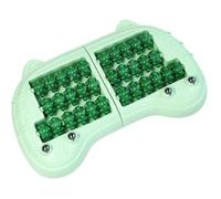 Foot Roller Massager for Plantar Fasciitis Pain Relief - Large Under Desk Manual Acupressure Tool, Boost Circulation Ease Cold Feet, Split Portable Washable