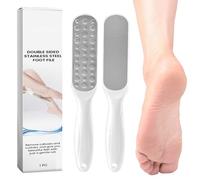Foot Scraper, Foot File Callus Remover - Pedicure File Foot Rasp - Double Sided Foot Rasp Scrubber for Men, Women and Older Feet to Remove Dead Skin