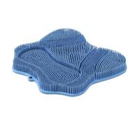 Foot Scrub for the Shower, Non-Slip Silicone Foot Massage Mat with Suction Cups, Bath Brushes for Men and Women, Travel, Pedicure Preparation, Bathroom Floor, Seniors