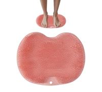 Foot Scrub for the Shower, Silicone Back Cleaning Pad, Shower Foot and Back Scrubber with Massage Pad, for Bathtub, Bathroom, Spa, Home and Daily Relaxation
