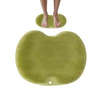 Foot Scrub for the Shower, Washing Back Pad with Non-Slip Underside, Foot Arch Cleaning Pad, for Bathtub, Bathroom, Spa, Home and Daily Relaxation