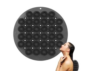 Foot Scrub Mat for Shower,Silicone Massager Pad - with Suction Cups Silicone Foot Scrubber Shower Mat | for Dead Skin, Back, Men, Women, Child, Mother, Family, Seniors, Pregnant