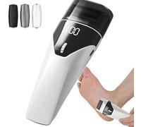 Foot Scrubber Electric Adjustable Rough Skin Remover Electric Foot Rasp Professional Pedi Feet Care Perfect for Dead,Hard Cracked Dry Skin for Mother, Father, Wife (White)