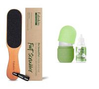Foot Scrubber for Dead Skin Ice Roller for Face, Neck and Body | with Aloevera & Cucumber Ice Roller Mixer 30ml | Ice Roller for Face Massager Ice Cube Facial Roller Kit l for Skin Moi