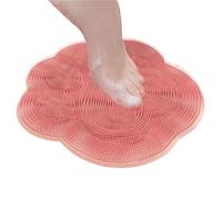 Foot Scrubber For Shower, Foot Cleaner Massager Mat, Silicone Foot And Back Brush, Non-Slip Suction Cup Cleaner Dead Skin Remover With Non-Slip Suction Cup Scrub For Elbows And Heels