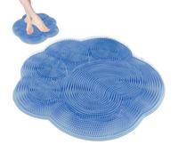 Foot Scrubber For Shower, Foot Cleaner Massager Mat, Silicone Foot And Back Brush, Non-Slip Suction Cup Cleaner Dead Skin Remover With Non-Slip Suction Cup Scrub For Elbows And Heels