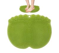 Foot Scrubber for Shower - Soft Bristles Suction Body Scrub | Shower Foot Scrubber Mat with Suction Cups | for Women Men Adults Kids Elderly Home Bathroom Bathtub Spa Dorm Travel Hotel