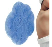 Foot Scrubber Mat for Shower,Silicone Shower Foot and Back Scrubber - Cleaner Dead Skin Remover with Non-Slip Suction Cup Scrub for Elbows and Heels