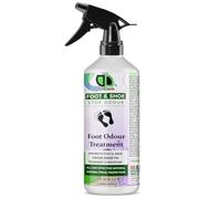 Foot & Shoe Odour Treatment - Antibacterial Deodorizer & Long-Lasting Freshness, Sweaty Feet & Toughest Conditions, Non-Toxic, Quick-Drying, Shoe Spray For Odour Removal (500ml Spray)